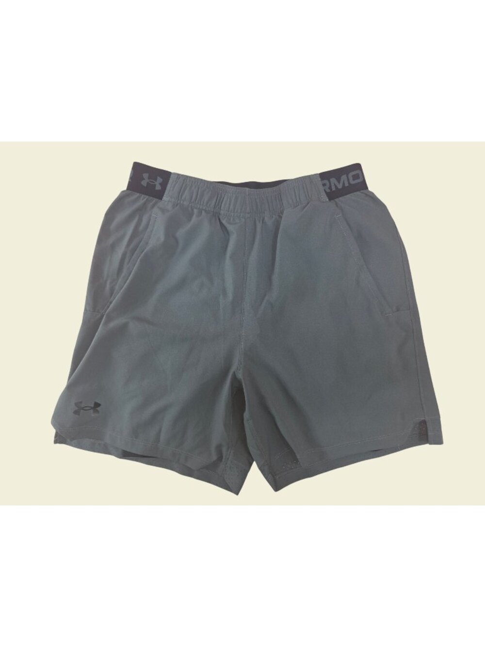 Under Armour Mens Grey Athletic Shorts Size Large